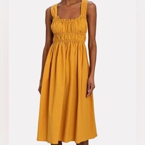 Ciao Lucia Mustard Midi Dress